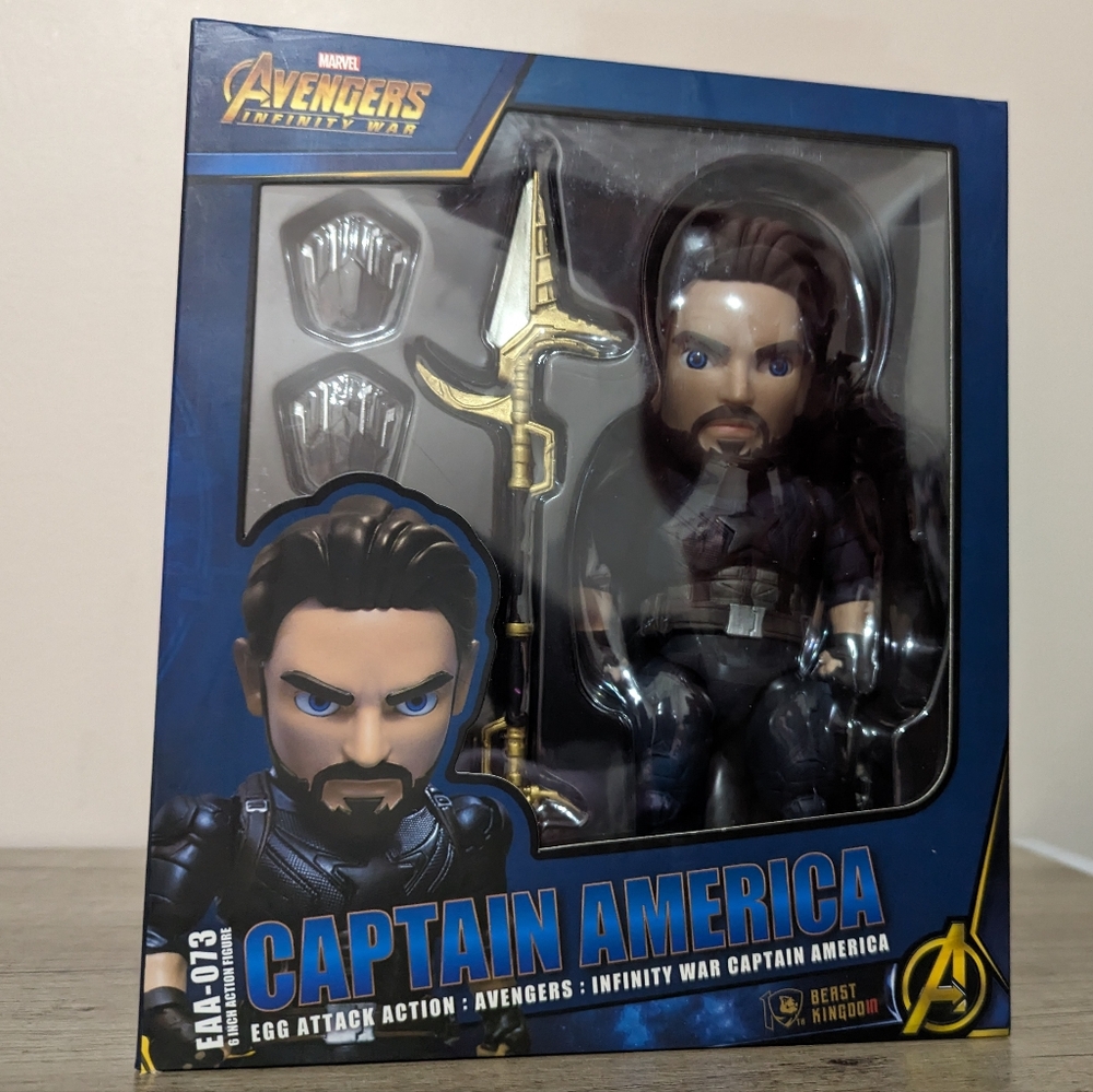 Beast Kingdom Avengers Infinity War Captain America Egg Attack EAA-073 NEW!